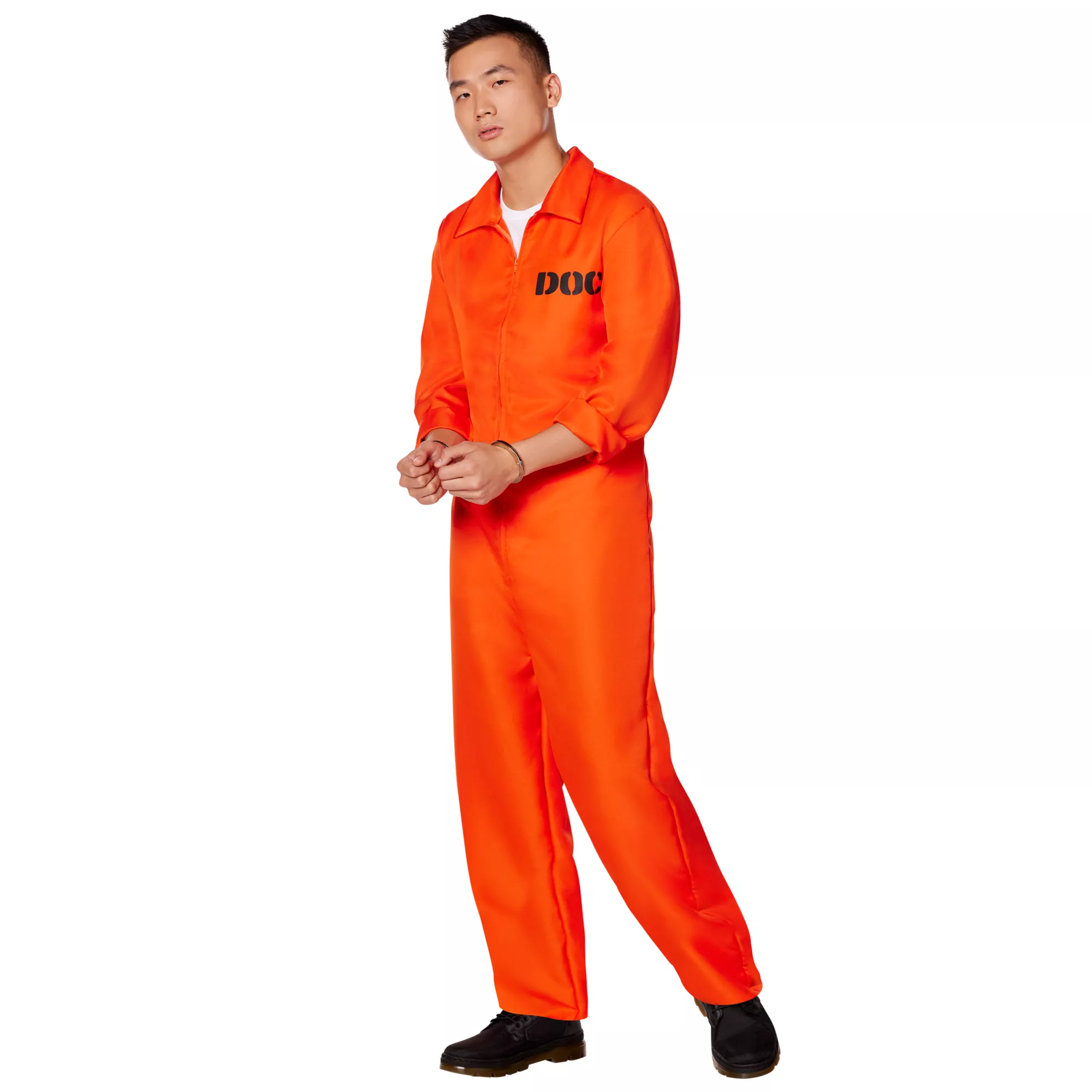 Adult Department of Corrections Prisoner One Piece Costume at Spirit Halloween