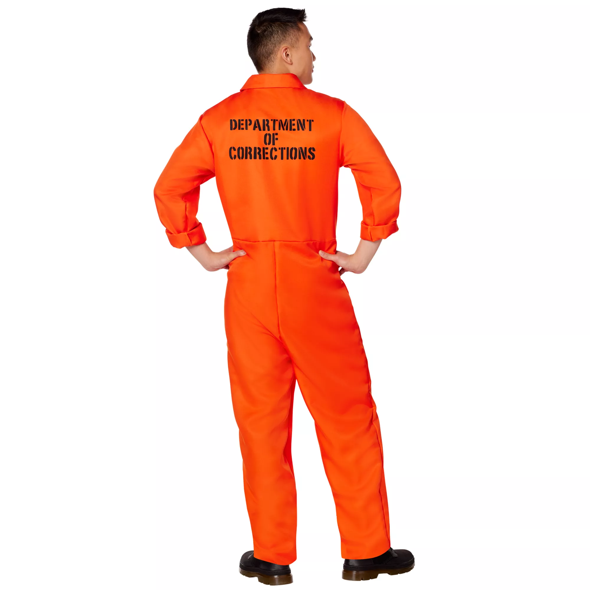 Adult Department of Corrections Prisoner One Piece Costume at Spirit Halloween