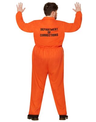 Adult Escaped Convict  Plus Size Costume