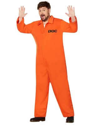 Adult Escaped Convict  Plus Size Costume
