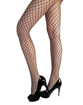 Black Fishnet Tights - Spencer's