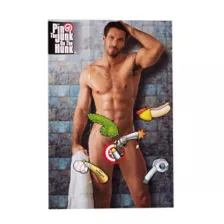 Pin the Junk on the Hunk Poster Game at Spencer's