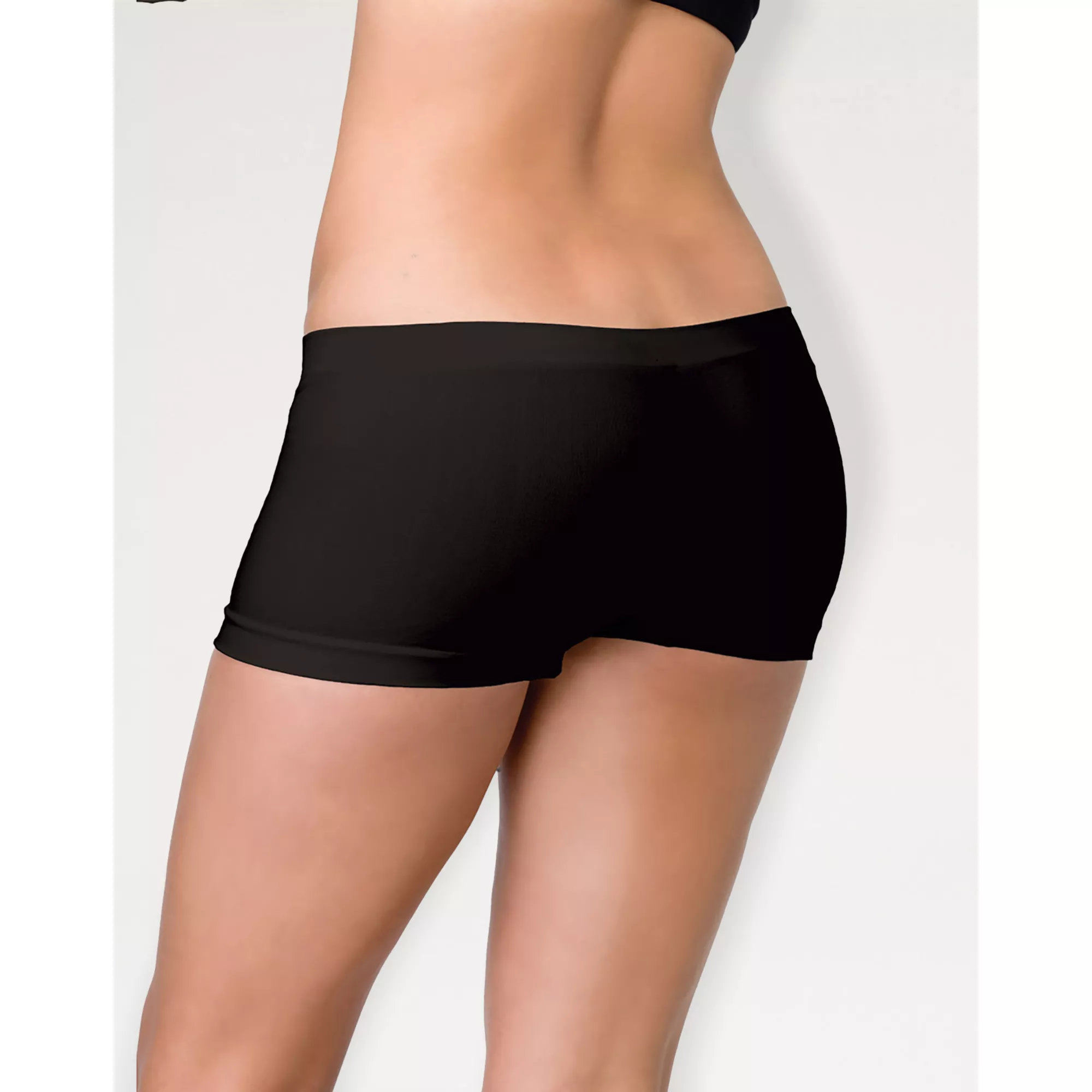 Seamless Boyshort Panties - Black at Spencer's
