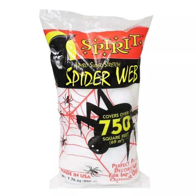 Superstretch Jumbo Bag Spider Web Decoration Spencer s 