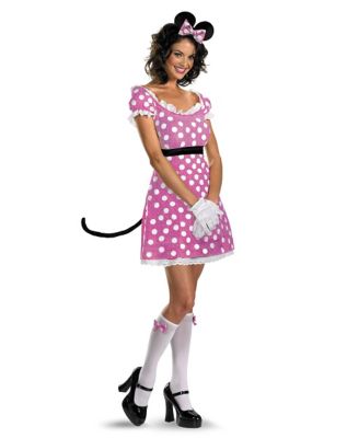 Spirit Halloween Disney Adult Minnie Mouse Costume, Officially  Licensed, Couple Costume