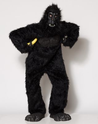 Adult Gorilla One Piece Costume Spencer s