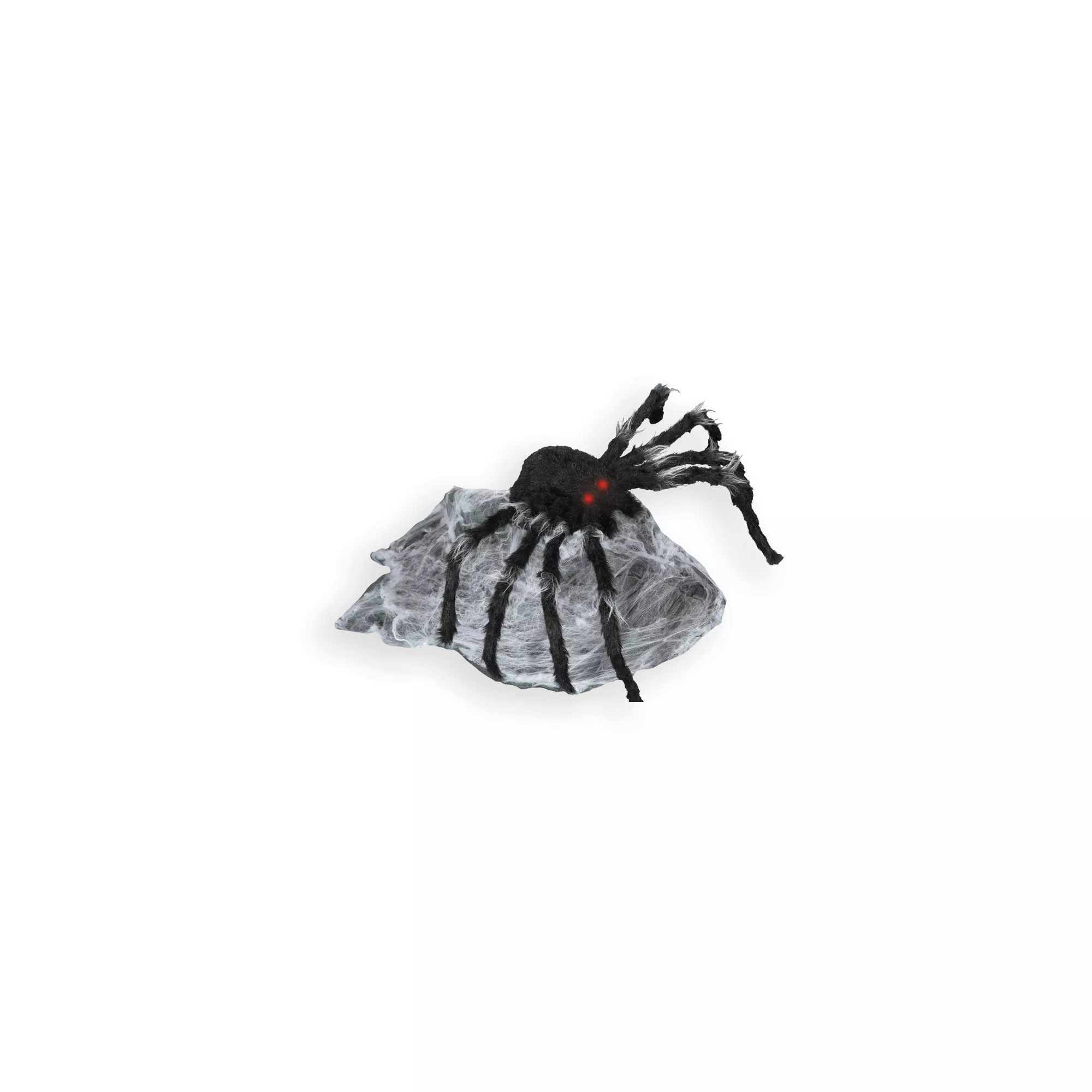 21 In LED Black Jumping Spider Animatronic
