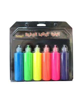 Glow In The Dark ~ Blacklight Reactive ~ Paint Pens ~ Set of 5