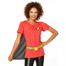 Robin Caped T Shirt at Spencer's