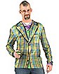 Faux Real Plaid Sportcoat Adult Mens Costume