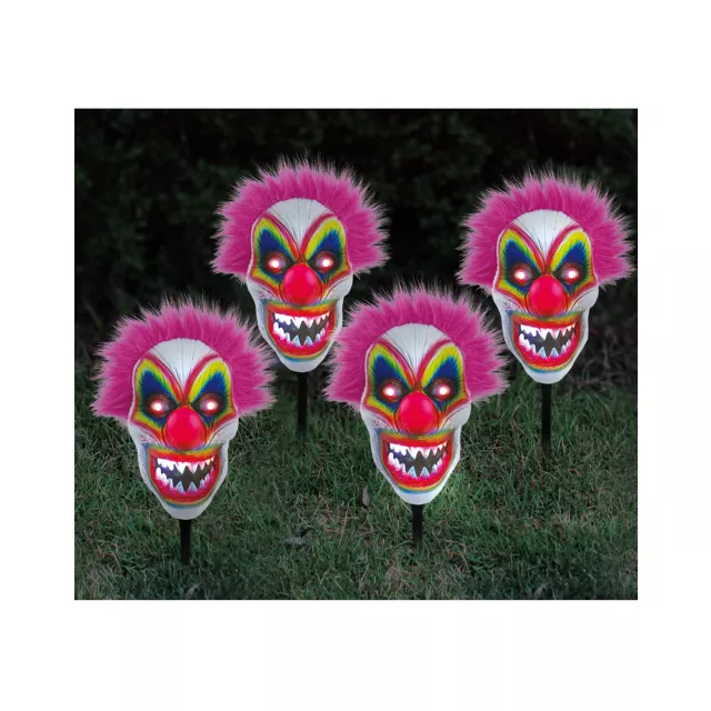 LED Scary Clown Lawn Stakes - Decorations at Spirit Halloween