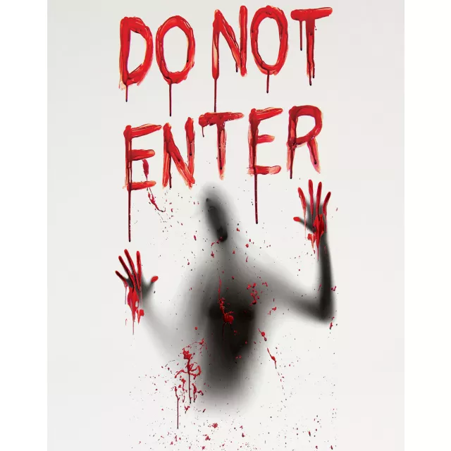 Bloody Window Poster - 2 Pack at Spencer's