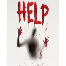 Bloody Window Poster - 2 Pack at Spencer's