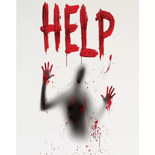 Bloody Window Poster - 2 Pack at Spencer's