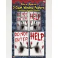 Bloody Window Poster - 2 Pack at Spencer's