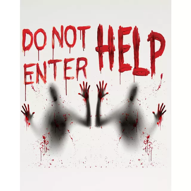 Bloody Window Poster - 2 Pack at Spencer's