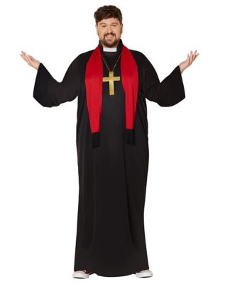 Adult Priest Plus Size Costume Spencers