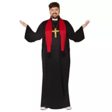 Adult Priest Plus Size Costume at Spencer's