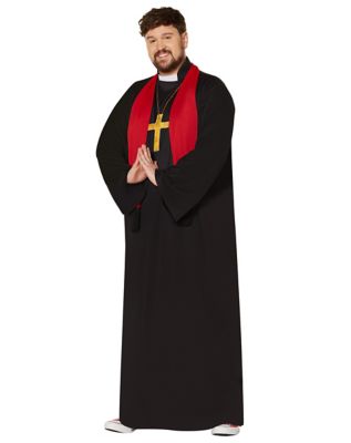 Adult Priest Plus Size Costume