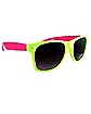 Pink Green Neon Sunglasses