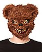 Brown Scary Teddy Bear Half Mask
