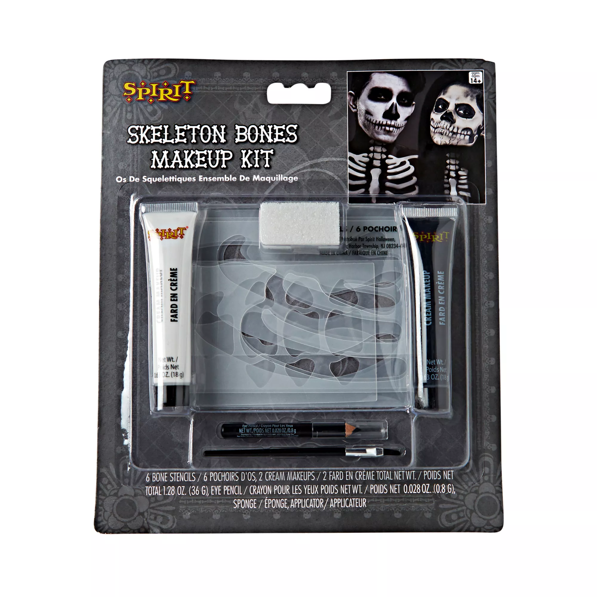 Skeleton Makeup Kit
