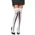 Gothic Cross Thigh High Stockings at Spencer's