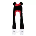 Minnie Mouse Faux Fur Snood With Hands at Spencer's