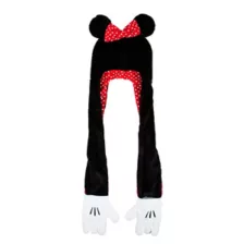 Minnie Mouse Faux Fur Snood With Hands at Spencer's