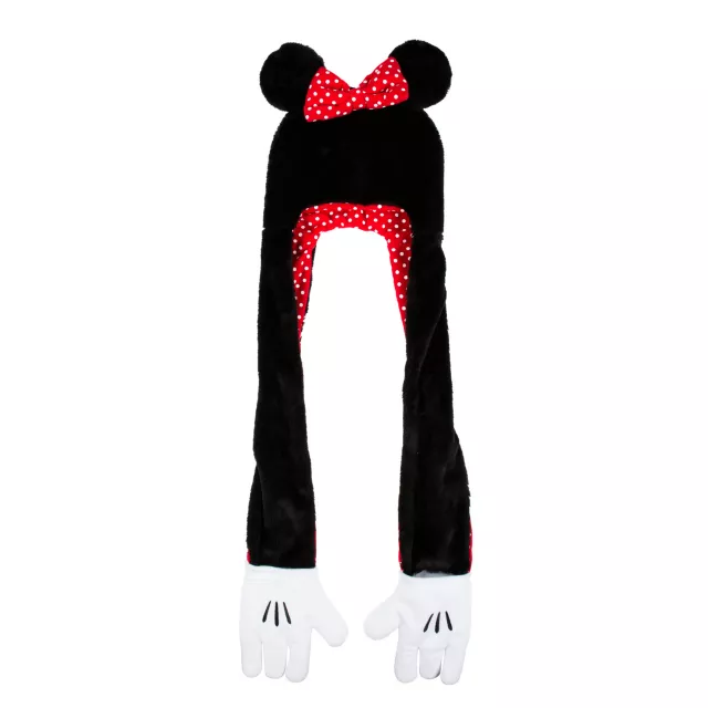 Minnie Mouse Faux Fur Snood With Hands at Spencer's