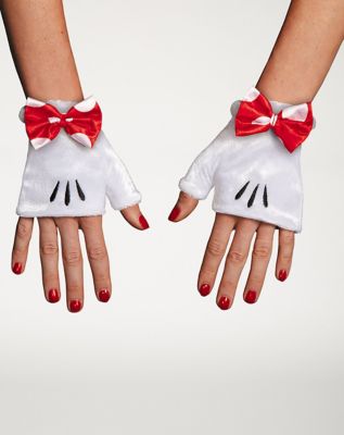 Red Minnie Gloves - Disney by Spencer's