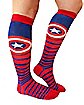 Captain America Knee High Socks - Marvel