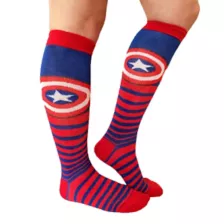 Captain America Knee High Socks at Spencer's