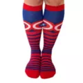 Captain America Knee High Socks at Spencer's