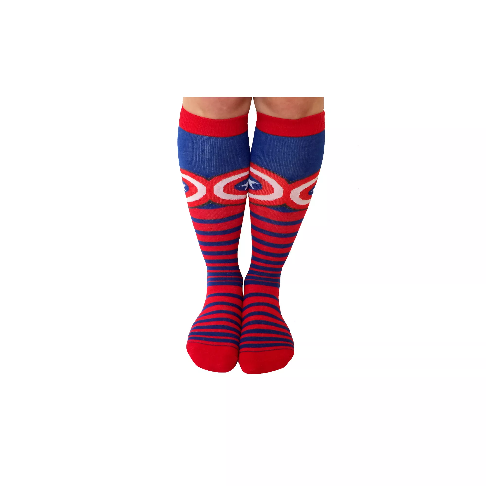 Captain America Knee High Socks at Spencer's