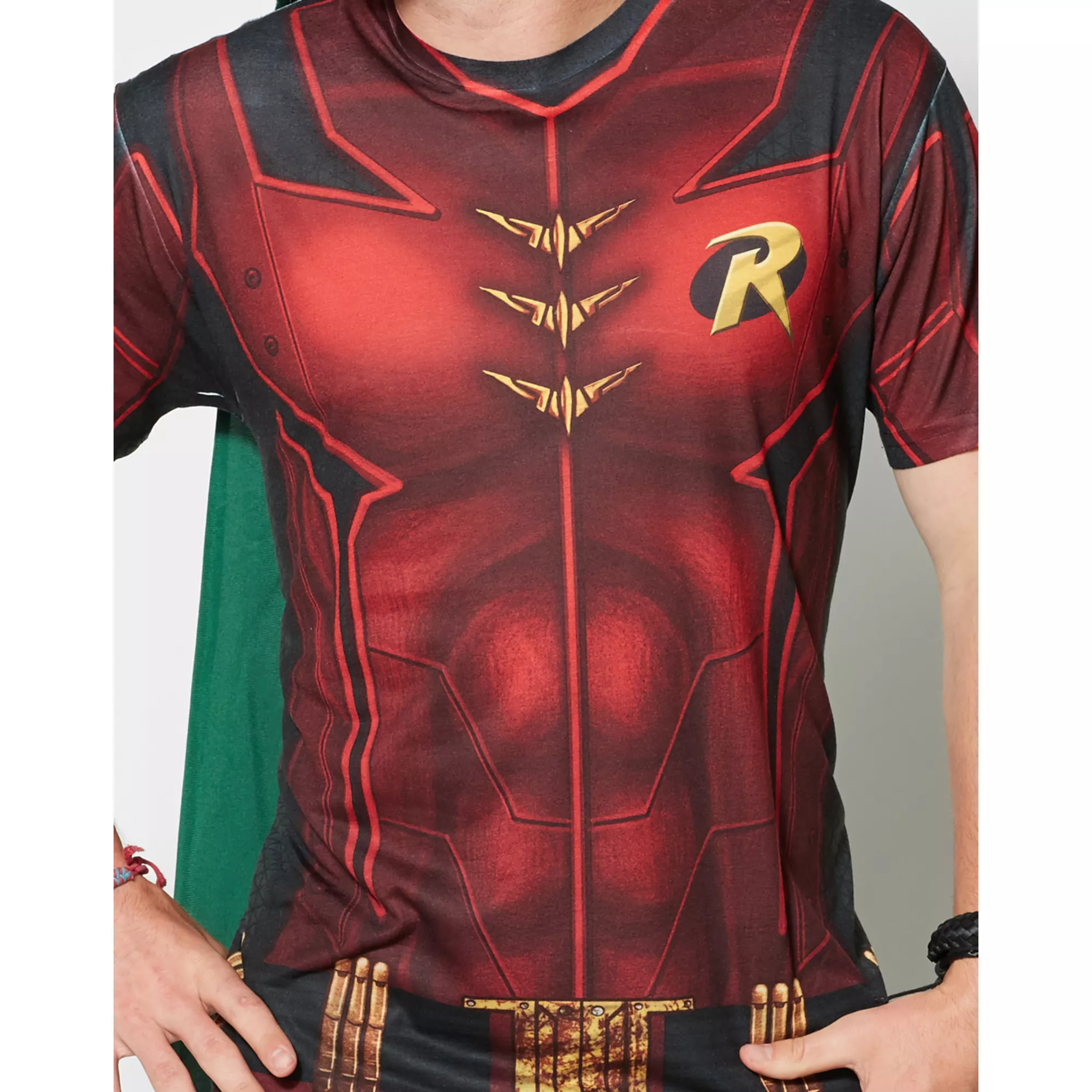 Caped Robin Costume T Shirt - DC Comics at Spirit Halloween