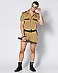 Adult Sergeant Short Pants Cop Costume