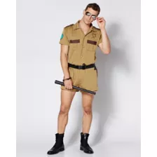Sergeant Short Pants Adult Mens Cop Costume at Spencer's