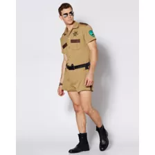 Sergeant Short Pants Adult Mens Cop Costume at Spencer's