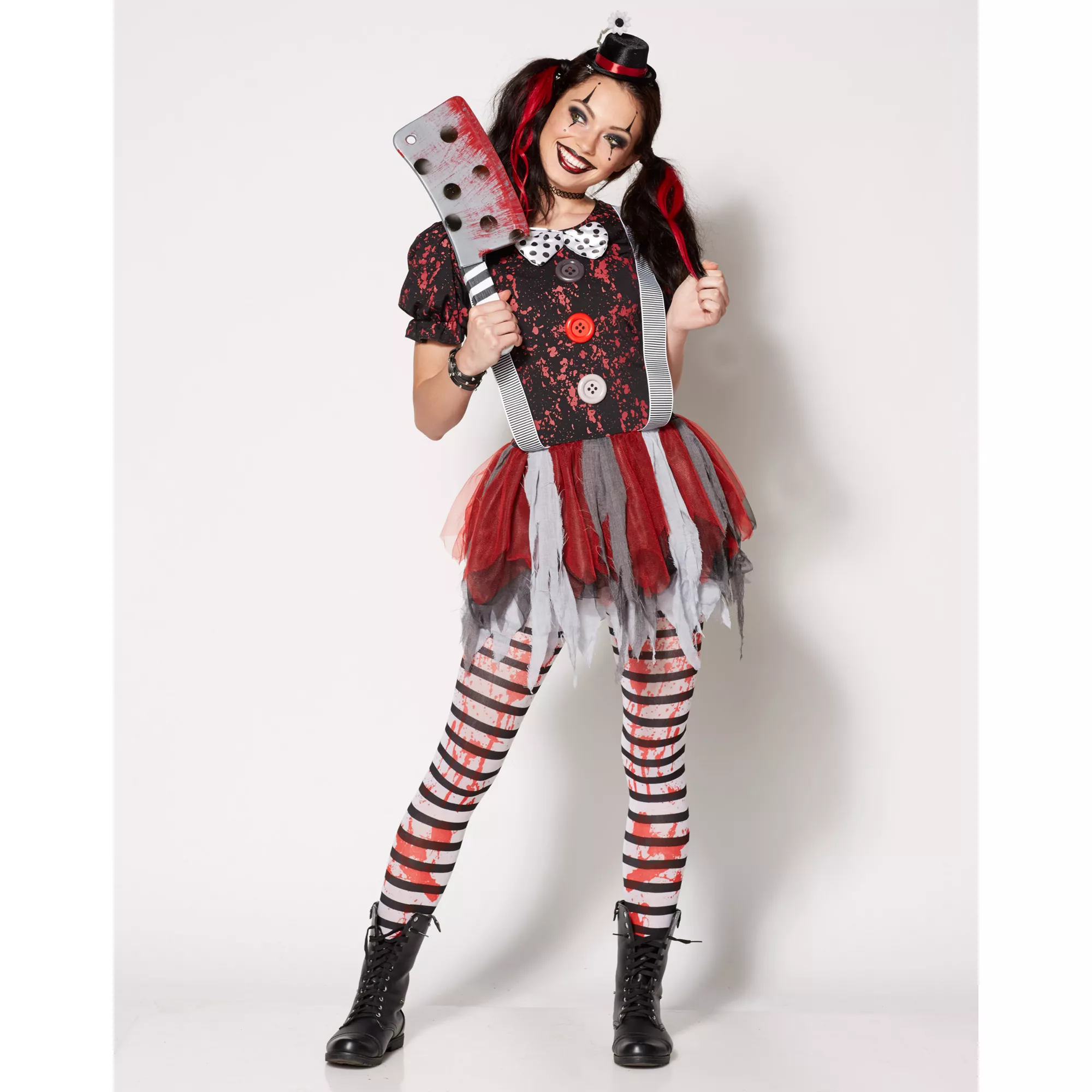 Adult Horror Clown Plus Size Costume at Spirit Halloween