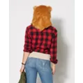 Brown Bear Moving Mouth Full Mask at Spencer's