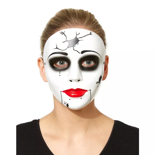 China Doll Half Mask at Spencer's