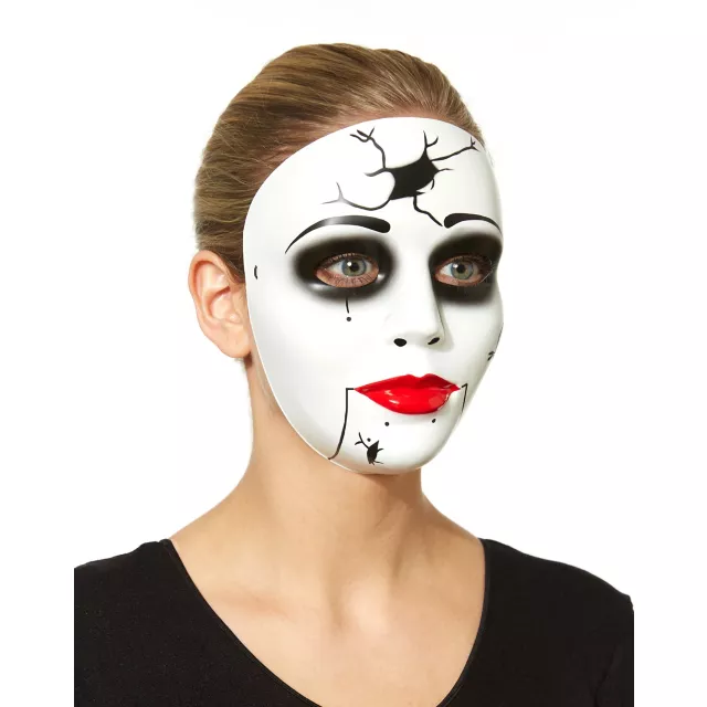 China Doll Half Mask at Spencer's