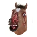 Zombie Horse Mask With Faux Fur at Spencer's
