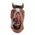 Zombie Horse Mask With Faux Fur at Spencer's