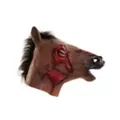 Zombie Horse Mask With Faux Fur at Spencer's