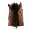 Zombie Horse Mask With Faux Fur at Spencer's
