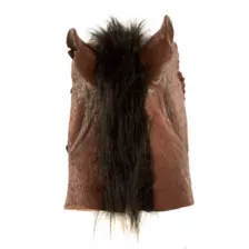 Zombie Horse Mask With Faux Fur at Spencer's