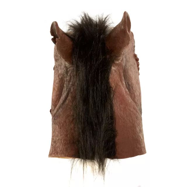 Zombie Horse Mask With Faux Fur at Spencer's