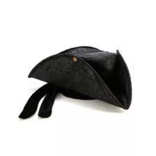 Adult Black Pirate Hat at Spencer's